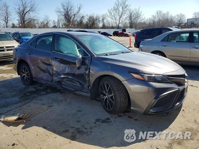 Czwarte zdjęcie samochodu z boku: 2023 TOYOTA CAMRY SE NIGHT SHADE VIN:4T1T11AK6PU083206 - miniatura