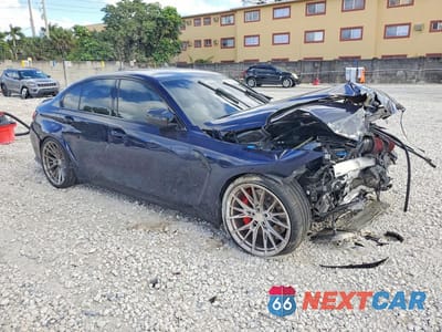 Czwarte zdjęcie samochodu z boku: 2022 BMW M3 COMPETITION VIN:WBS33AY0XNFM81189 - miniatura