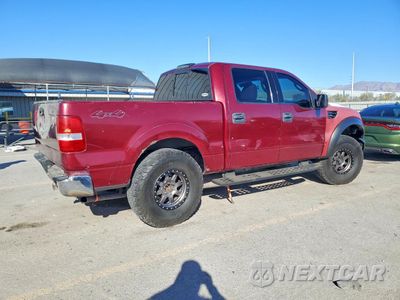 Trzecie zdjęcie samochodu z tyłu: 2004 FORD F150 SUPERCREW VIN:1FTPW14514KC49345 - miniatura