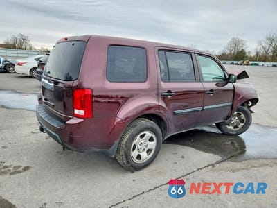 Trzecie zdjęcie samochodu z tyłu: 2010 HONDA PILOT LX VIN:5FNYF4H29AB004548 - miniatura