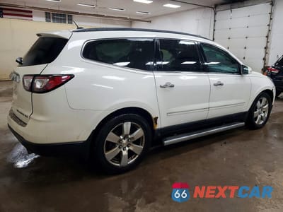 Trzecie zdjęcie samochodu z tyłu: 2013 CHEVROLET TRAVERSE LTZ VIN:1GNKVLKD8DJ158119 - miniatura