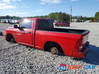 Drugie zdjęcie samochodu z przodu: 2012 DODGE RAM 1500 ST VIN:3C6JD6AT3CG193238 - miniatura