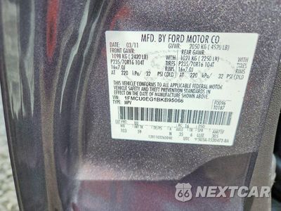Zdjęcie 13 z 13 samochodu: 2011 FORD ESCAPE LIMITED VIN:1FMCU0EG1BKB95066 - miniatura