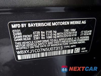 Zdjęcie 12 z 12 samochodu: 2022 BMW X2 XDRIVE28I VIN:WBXYJ1C07N5U07313 - miniatura