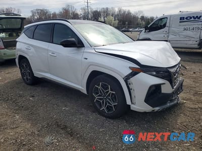 Czwarte zdjęcie samochodu z boku: 2024 HYUNDAI TUCSON N LINE VIN:KM8JFCD16RU147724 - miniatura