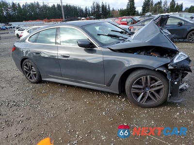 Czwarte zdjęcie samochodu z boku: 2023 BMW 430I GRAN COUPE VIN:WBA63AV09PFN42332 - miniatura