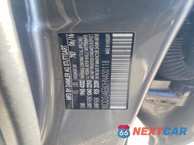 Zdjęcie 12 z 12 samochodu: 2017 MERCEDES-BENZ CLA 250 VIN:WDDSJ4EB0HN400118 - miniatura