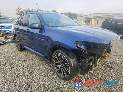 Czwarte zdjęcie samochodu z boku: 2022 BMW X3 SDRIVE30I VIN:WBX47DP07NN177541 - miniatura