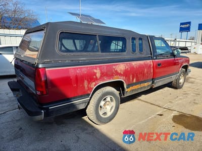 Trzecie zdjęcie samochodu z tyłu: 1991 GMC SIERRA C1500 VIN:1GTDC14K7MZ528274 - miniatura