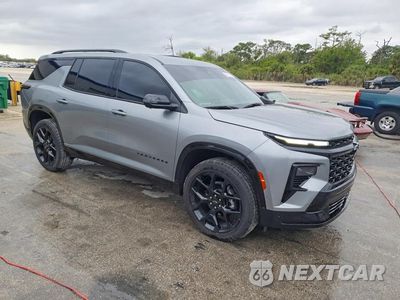 Czwarte zdjęcie samochodu z boku: 2025 CHEVROLET TRAVERSE RS VIN:1GNERLRS3SJ299599 - miniatura