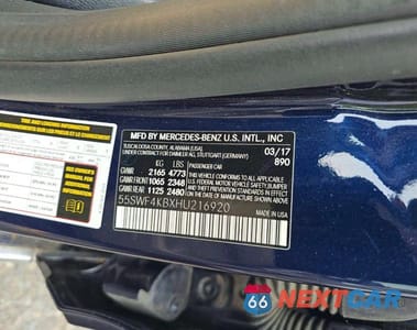 Zdjęcie 10 z 11 samochodu: 2017 MERCEDES-BENZ C 300 4MATIC VIN:55SWF4KBXHU216920 - miniatura