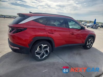 Trzecie zdjęcie samochodu z tyłu: 2022 HYUNDAI TUCSON LIMITED VIN:5NMJE3AE5NH117758 - miniatura