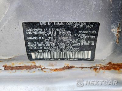 Zdjęcie 12 z 12 samochodu: 2024 SUBARU CROSSTREK VIN:JF2GUABC1R8904603 - miniatura