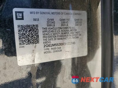 Zdjęcie 12 z 12 samochodu: 2019 CADILLAC XTS LUXURY VIN:2G61M5S30K9111740 - miniatura