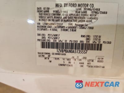 Zdjęcie 12 z 12 samochodu: 2010 FORD MUSTANG VIN:1ZVBP8AN0A5135557 - miniatura