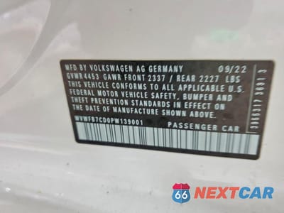 Zdjęcie 12 z 13 samochodu: 2023 VOLKSWAGEN GOLF R VIN:WVWFB7CD0PW139001 - miniatura