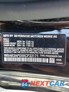 Zdjęcie 12 z 12 samochodu: 2024 BMW M440I VIN:WBA83AP0XRCP33171 - miniatura