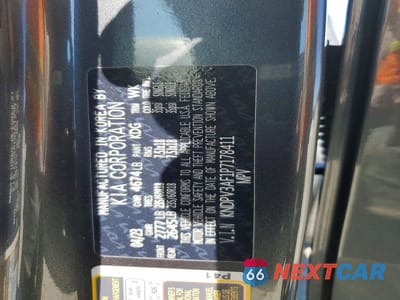 Zdjęcie 14 z 14 samochodu: 2023 KIA SPORTAGE EX VIN:KNDPV3AF1P7178411 - miniatura