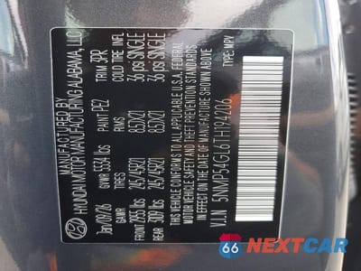 Zdjęcie 13 z 13 samochodu: 2026 HYUNDAI SANTA FE CALLIGRAPHY VIN:5NMP54GL6TH194206 - miniatura