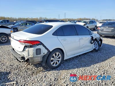 Trzecie zdjęcie samochodu z tyłu: 2022 TOYOTA COROLLA LE VIN:5YFEPMAE4NP375809 - miniatura