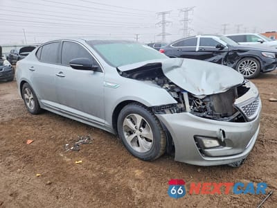 Czwarte zdjęcie samochodu z boku: 2015 KIA OPTIMA HYBRID BASE VIN:KNAGM4AD6F5084037 - miniatura