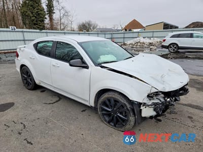 Czwarte zdjęcie samochodu z boku: 2014 DODGE AVENGER SE VIN:1C3CDZAB3EN227154 - miniatura