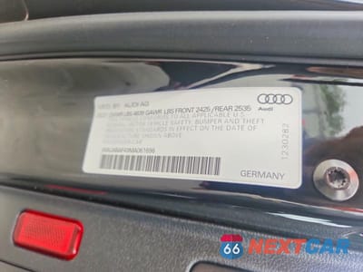 Zdjęcie 12 z 12 samochodu: 2021 AUDI A4 PREMIUM 40 VIN:WAUABAF49MA061696 - miniatura