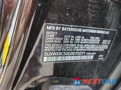 Zdjęcie 13 z 13 samochodu: 2016 BMW X3 XDRIVE28I VIN:5UXWX9C50G0D75271 - miniatura