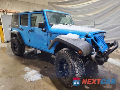 Czwarte zdjęcie samochodu z boku: 2017 JEEP WRANGLER UNLIMITED SPORT VIN:1C4BJWDG1HL673275 - miniatura