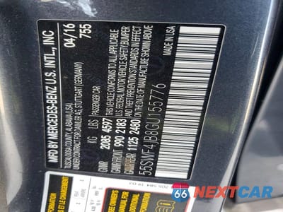 Zdjęcie 12 z 12 samochodu: 2016 MERCEDES-BENZ C 300 VIN:55SWF4JB8GU155776 - miniatura