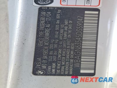 Zdjęcie 12 z 12 samochodu: 2005 BMW 745 LI VIN:WBAGN63545DS59047 - miniatura