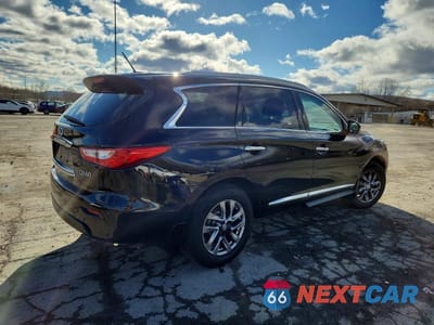 Trzecie zdjęcie samochodu z tyłu: 2014 INFINITI QX60 BASE VIN:5N1AL0MM7EC522392 - miniatura