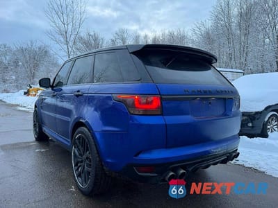 Trzecie zdjęcie samochodu z tyłu: 2015 LAND ROVER RANGE ROVER SPORT SVR VIN:SALWZ2EFXFA510974 - miniatura