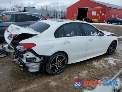 Trzecie zdjęcie samochodu z tyłu: 2023 MERCEDES-BENZ C 300 4MATIC VIN:W1KAF4HB1PR094014 - miniatura
