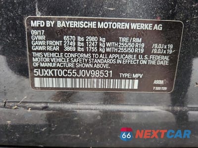 Zdjęcie 13 z 13 samochodu: 2018 BMW X5 XDR40E VIN:5UXKT0C55J0V98531 - miniatura