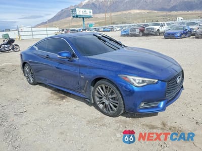 Czwarte zdjęcie samochodu z boku: 2018 INFINITI Q60 3.0T LUXE VIN:JN1EV7EL0JM391425 - miniatura