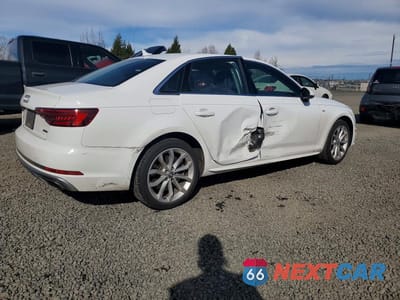 Trzecie zdjęcie samochodu z tyłu: 2019 AUDI A4 PREMIUM VIN:WAUDNAF4XKA117677 - miniatura