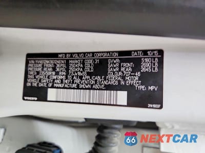 Zdjęcie 12 z 12 samochodu: 2016 VOLVO XC70 T5 PREMIER VIN:YV4612NK9G1246141 - miniatura
