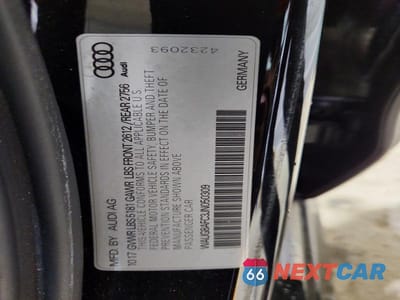 Zdjęcie 13 z 13 samochodu: 2018 AUDI A6 PREMIUM PLUS VIN:WAUG8AFC3JN050309 - miniatura