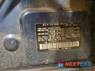 Zdjęcie 12 z 12 samochodu: 2013 SUBARU XV CROSSTREK 2.0 PREMIUM VIN:JF2GPACC1D2823859 - miniatura