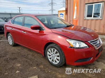Czwarte zdjęcie samochodu z boku: 2014 NISSAN SENTRA SV VIN:3N1AB7AP6EY308454 - miniatura