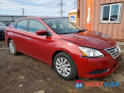 Czwarte zdjęcie samochodu z boku: 2014 NISSAN SENTRA SV VIN:3N1AB7AP6EY308454 - miniatura