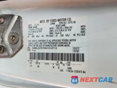 Zdjęcie 13 z 13 samochodu: 2017 FORD TRANSIT CONNECT XL VIN:NM0LS7E75H1312713 - miniatura