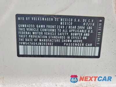 Zdjęcie 13 z 13 samochodu: 2018 VOLKSWAGEN GTI S VIN:3VW547AU4JM292462 - miniatura