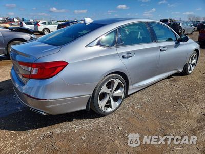 Trzecie zdjęcie samochodu z tyłu: 2018 HONDA ACCORD TOURING VIN:1HGCV2F99JA050957 - miniatura