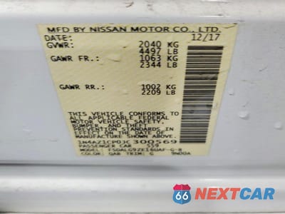 Zdjęcie 12 z 12 samochodu: 2018 NISSAN LEAF S VIN:1N4AZ1CP0JC300569 - miniatura