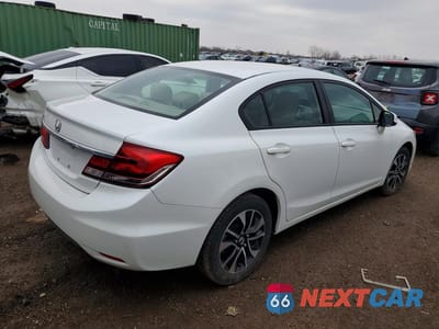 Trzecie zdjęcie samochodu z tyłu: 2013 HONDA CIVIC EXL VIN:19XFB2F92DE005347 - miniatura