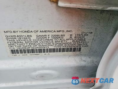 Zdjęcie 13 z 13 samochodu: 2018 ACURA ILX BASE WATCH PLUS VIN:19UDE2F32JA002913 - miniatura