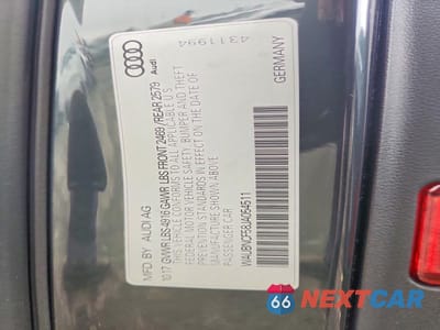 Zdjęcie 12 z 12 samochodu: 2018 AUDI A5 PREMIUM PLUS VIN:WAUBNCF58JA054511 - miniatura