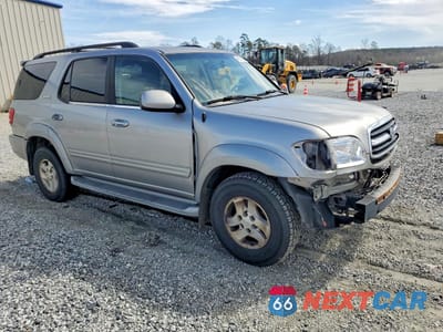 Czwarte zdjęcie samochodu z boku: 2001 TOYOTA SEQUOIA LIMITED VIN:5TDZT38A01S004674 - miniatura